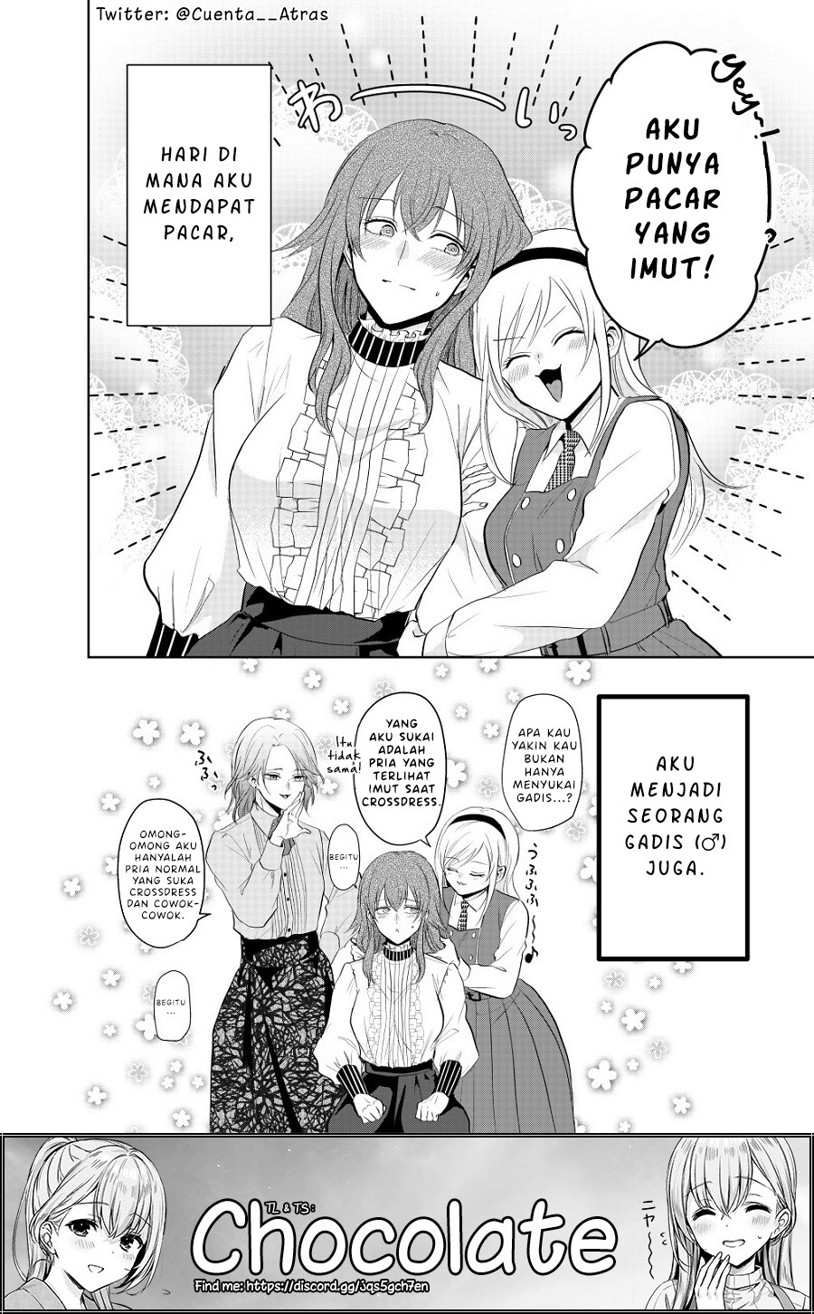 I Confessed To A Girl And She Made Me A Girl Too! Chapter 00 Gambar 4